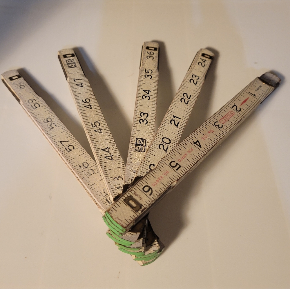 Vintage Folding Yardstick